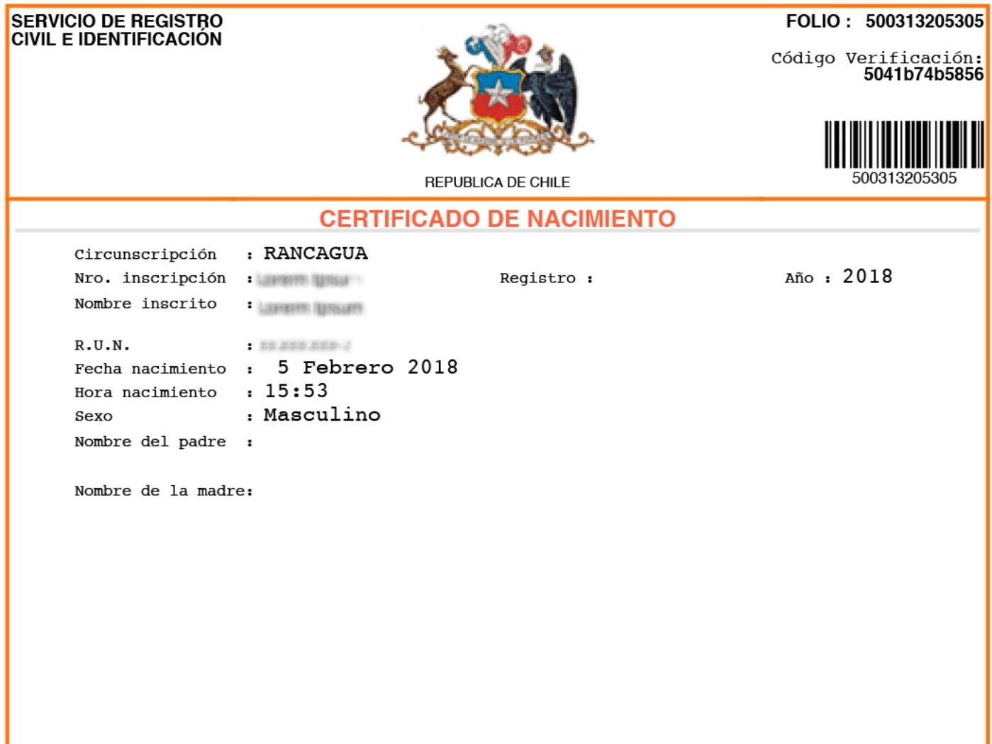 Certificado de Nacimiento en Chile: Trámite y Documentación